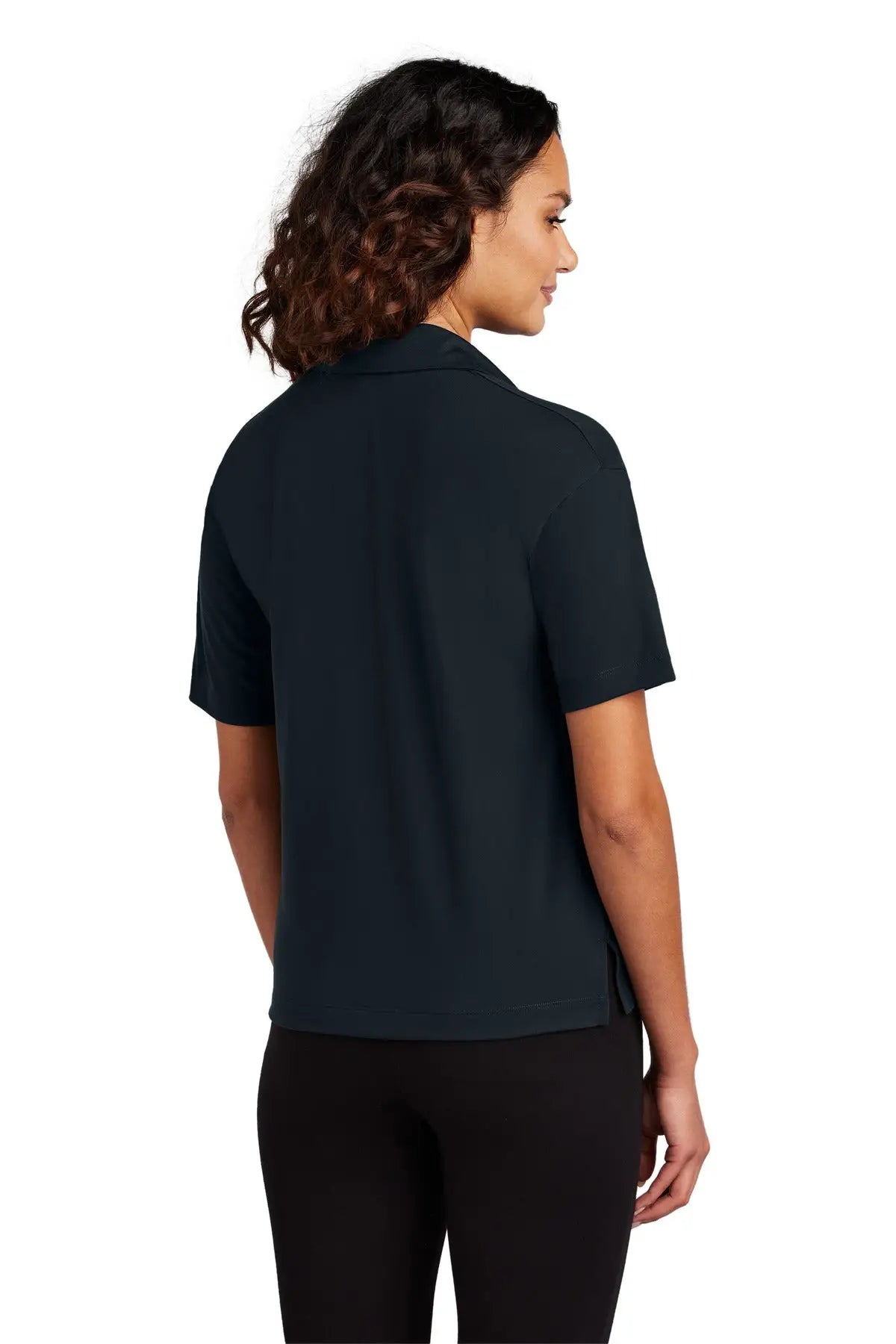 Mercer + mettle Mm1015 Women’s Stretch Jersey Polo - Night Navy