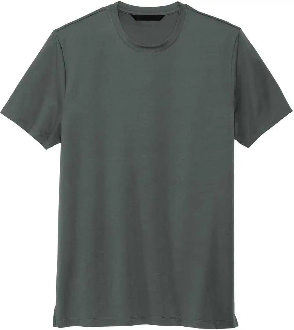 Mercer + mettle Mm1016 Stretch Jersey Crew Anchor Grey
