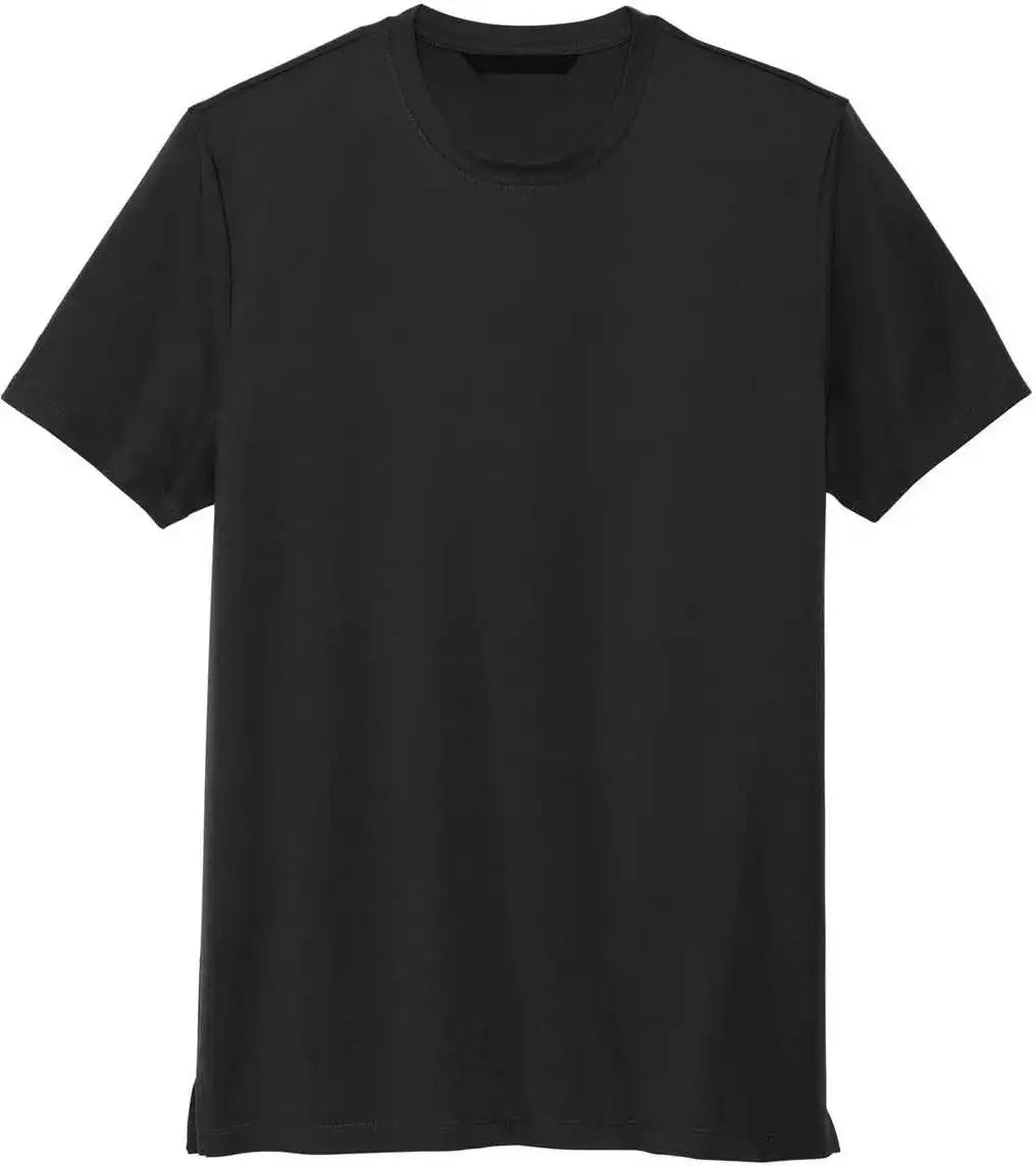 Mercer + mettle Mm1016 Stretch Jersey Crew Deep Black