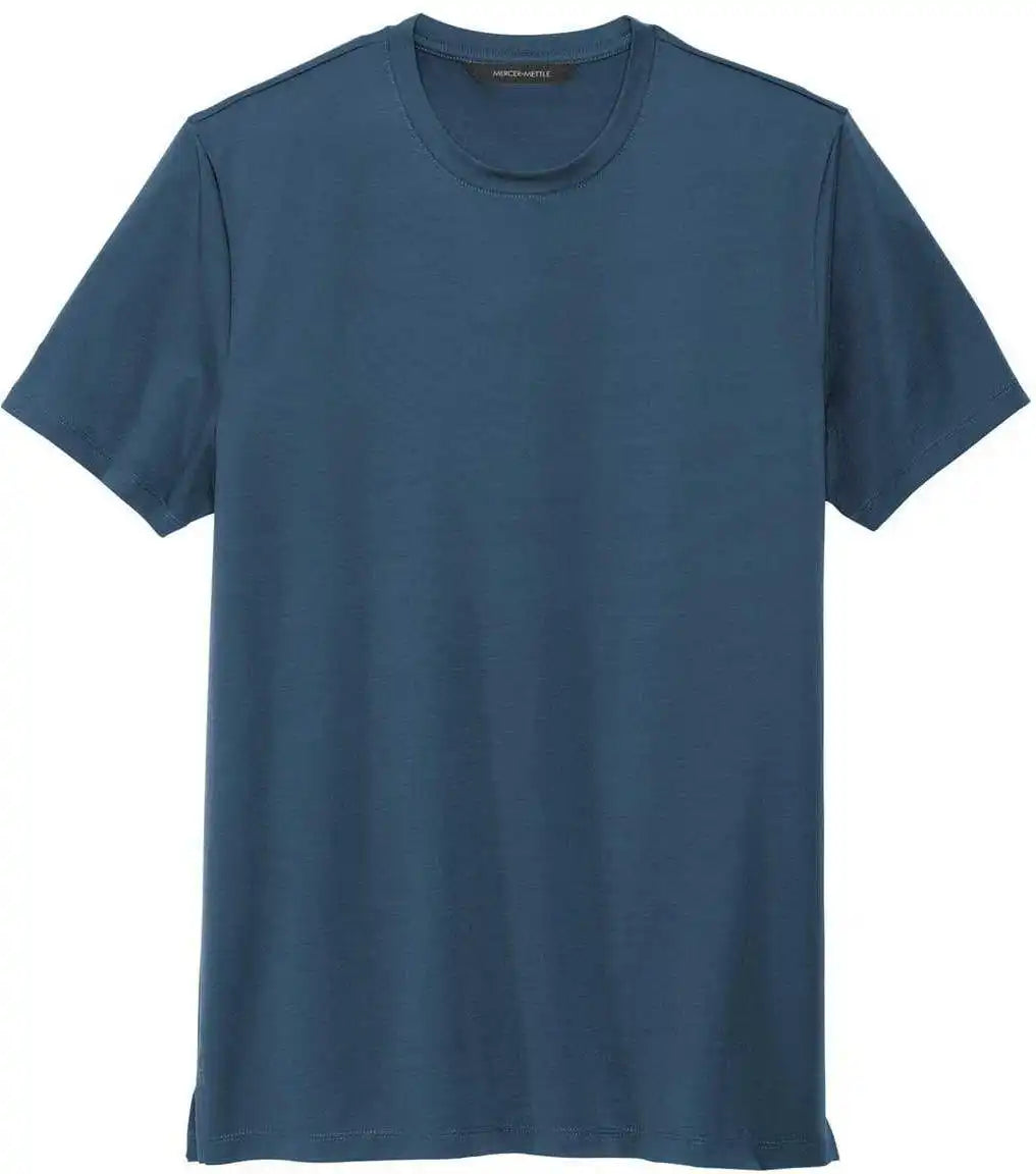 Mercer + mettle Mm1016 Stretch Jersey Crew Insignia Blue