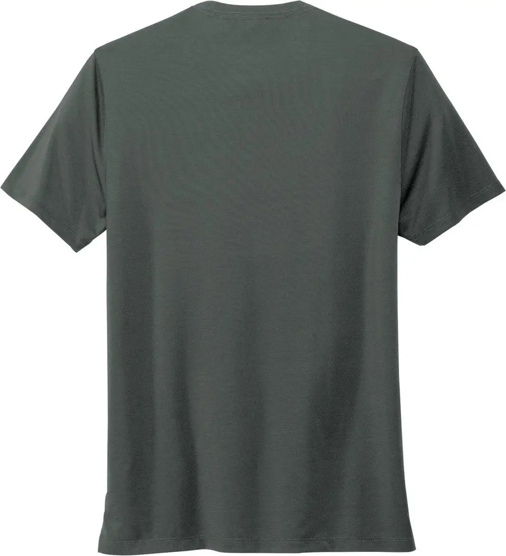 Mercer + mettle Mm1016 Stretch Jersey Crew Tee - Anchor Gray