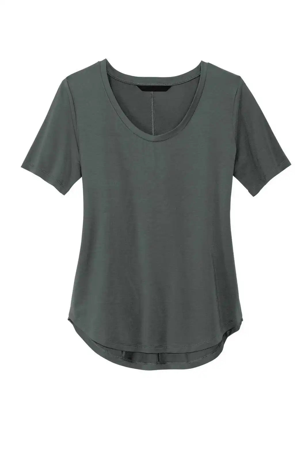 Mercer + mettle Mm1017 Women’s Stretch Jersey Relaxed Scoop - Anchor Grey