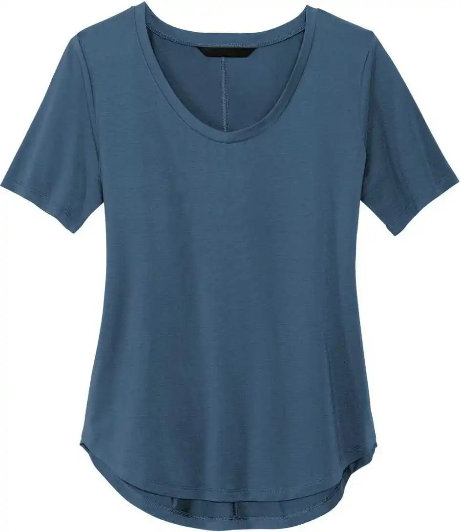 Mercer + mettle Mm1017 Women’s Stretch Jersey Relaxed Scoop Insignia Blue
