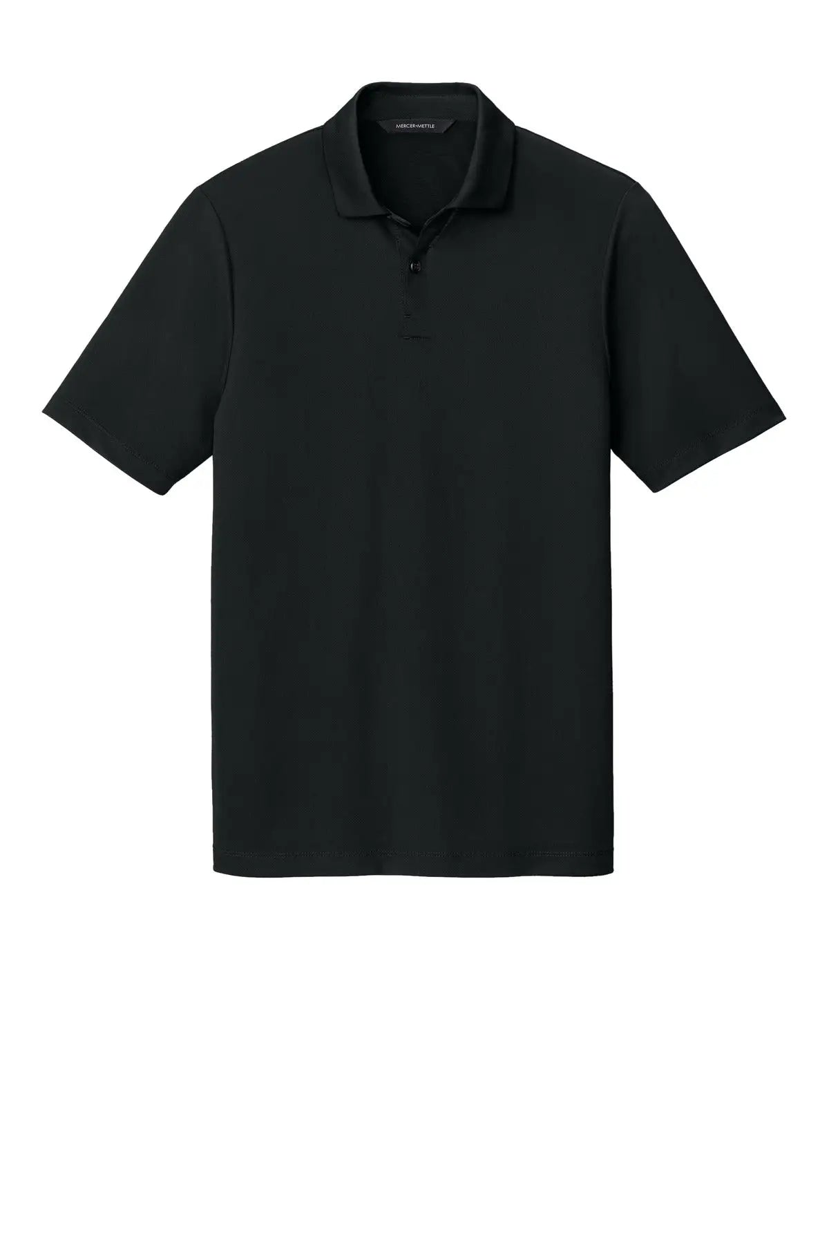 Mercer + mettle Mm1020 Recharge Jersey Polo - Deep Black