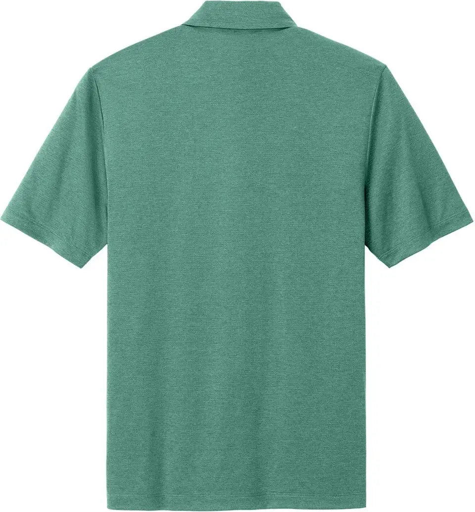 Mercer + mettle Mm1020 Recharge Jersey Polo - Sage Heather - Adult Xs