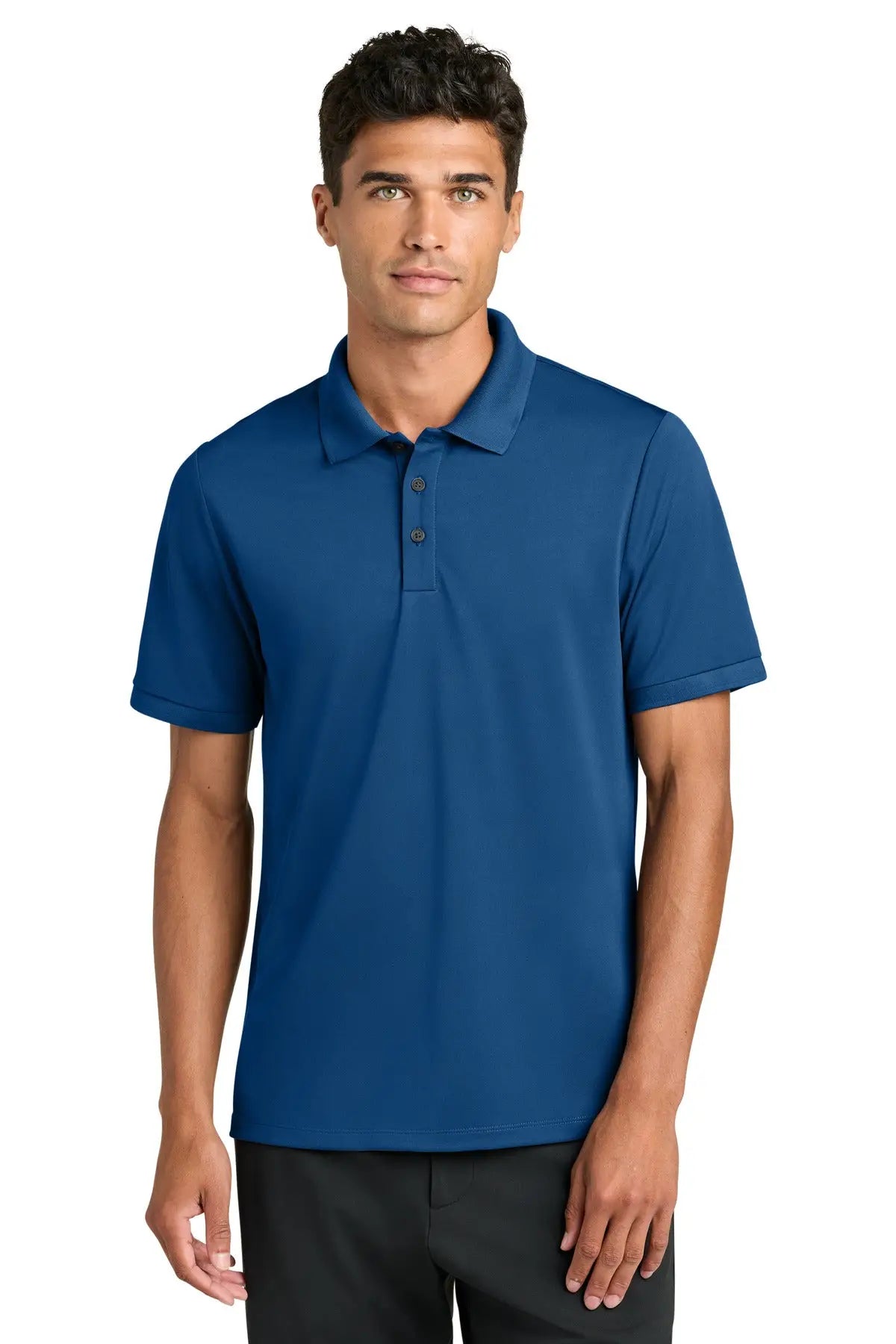 Mercer + mettle Mm1030 Everyday Performance Polo - True Blue