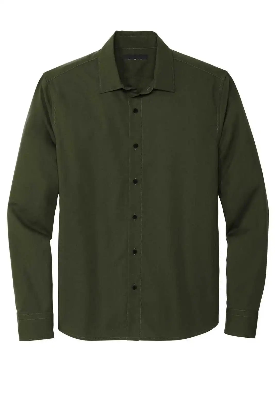 Mercer + mettle Mm2000 Long Sleeve Stretch Woven Shirt - Townsend Green