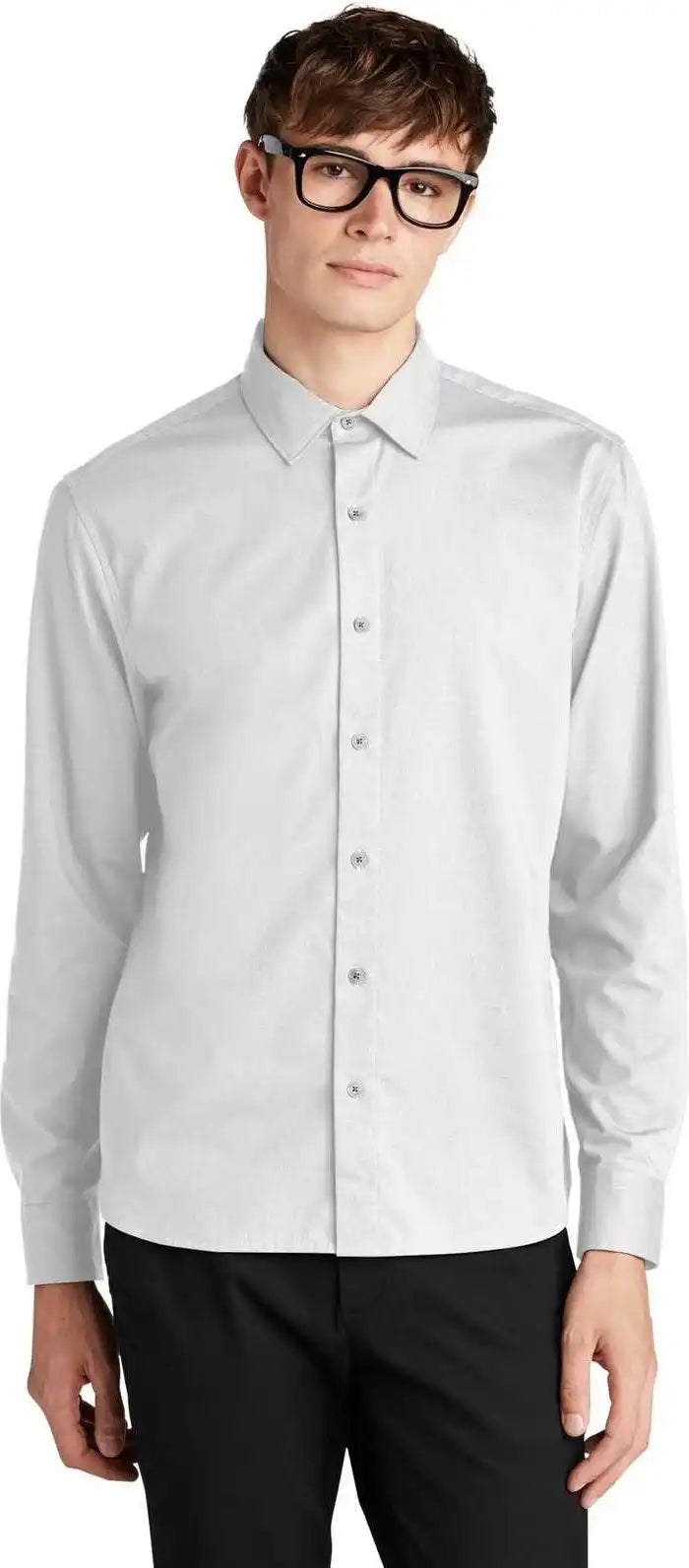 Mercer + mettle Mm2000 Long Sleeve Stretch Woven Shirt White / Adult l