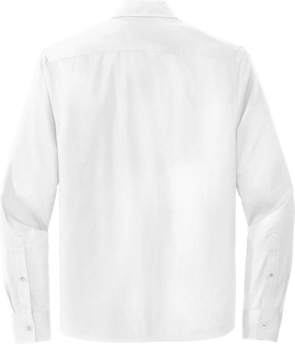 Mercer + mettle Mm2000 Long Sleeve Stretch Woven Shirt - White - Adult Xs