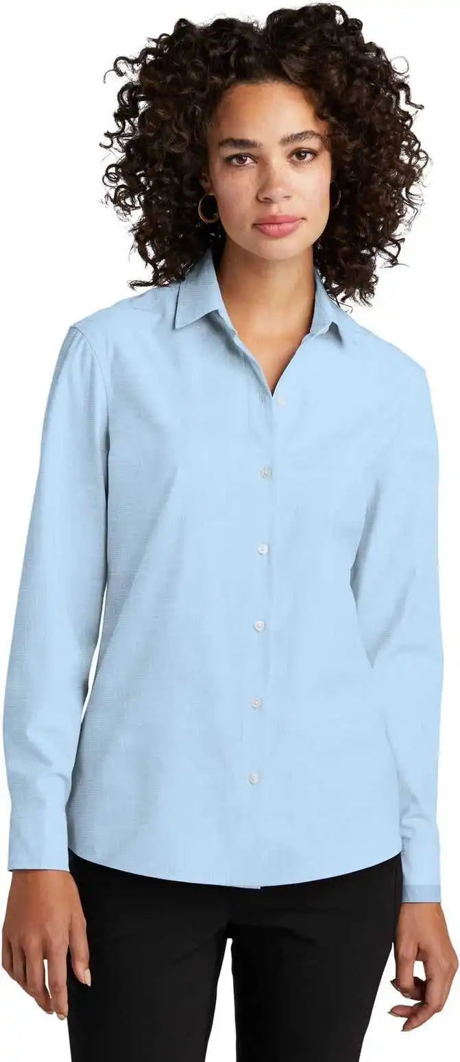 Mercer + mettle Mm2001 Women’s Long Sleeve Stretch Woven Shirt Air Blue End