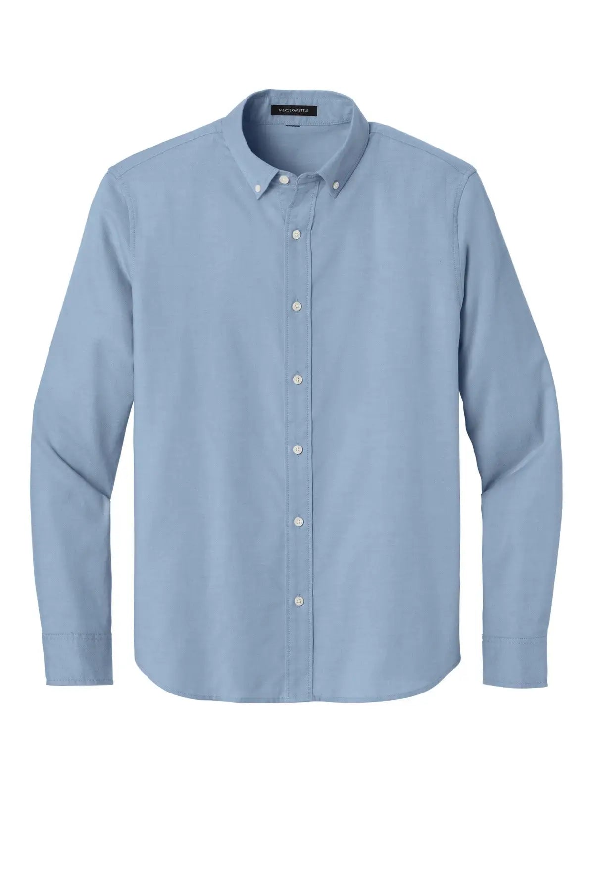 Mercer + mettle Mm2002 Long Sleeve Modern Oxford Shirt - Cobalt