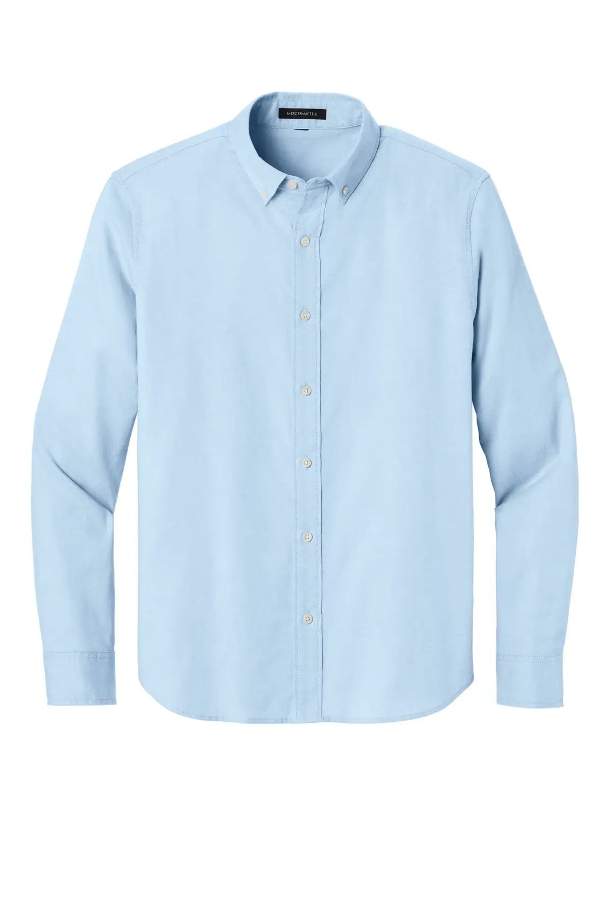 Mercer + mettle Mm2002 Long Sleeve Modern Oxford Shirt - Light Blue