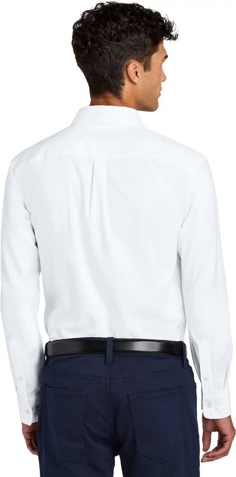 Mercer + mettle Mm2002 Long Sleeve Modern Oxford Shirt - White