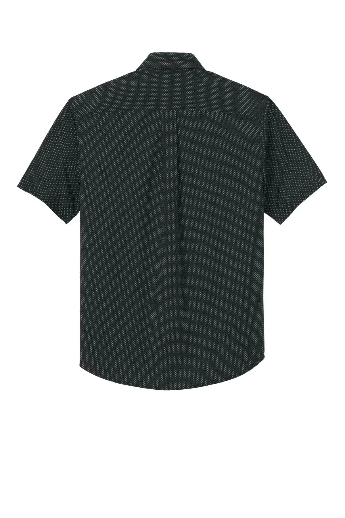 Mercer + mettle Mm2006 Short Sleeve Uv Capital Tech Shirt - Deep Black Triangle Print