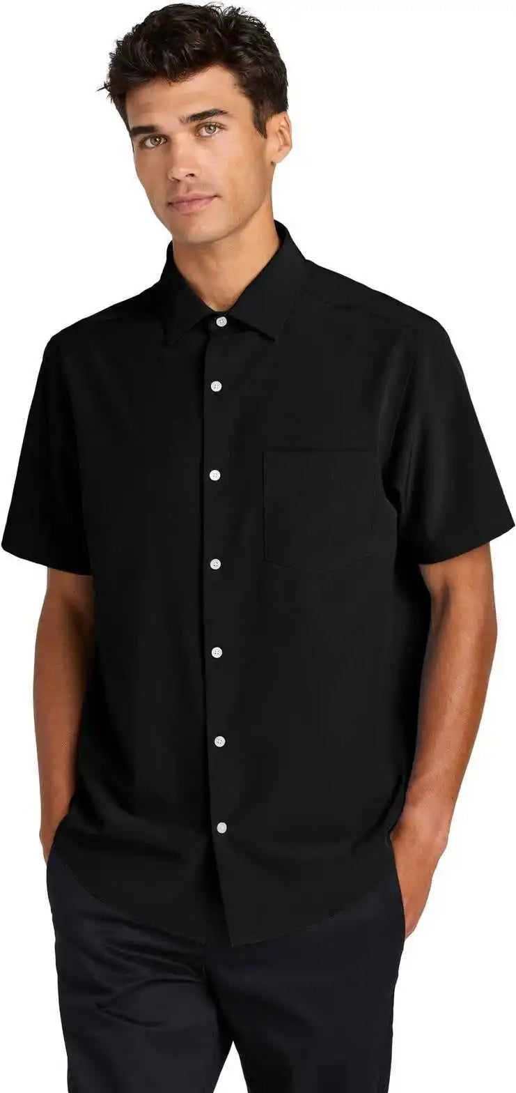 Mercer + mettle Mm2006 Short Sleeve Uv Capital Tech Shirt Deep Black