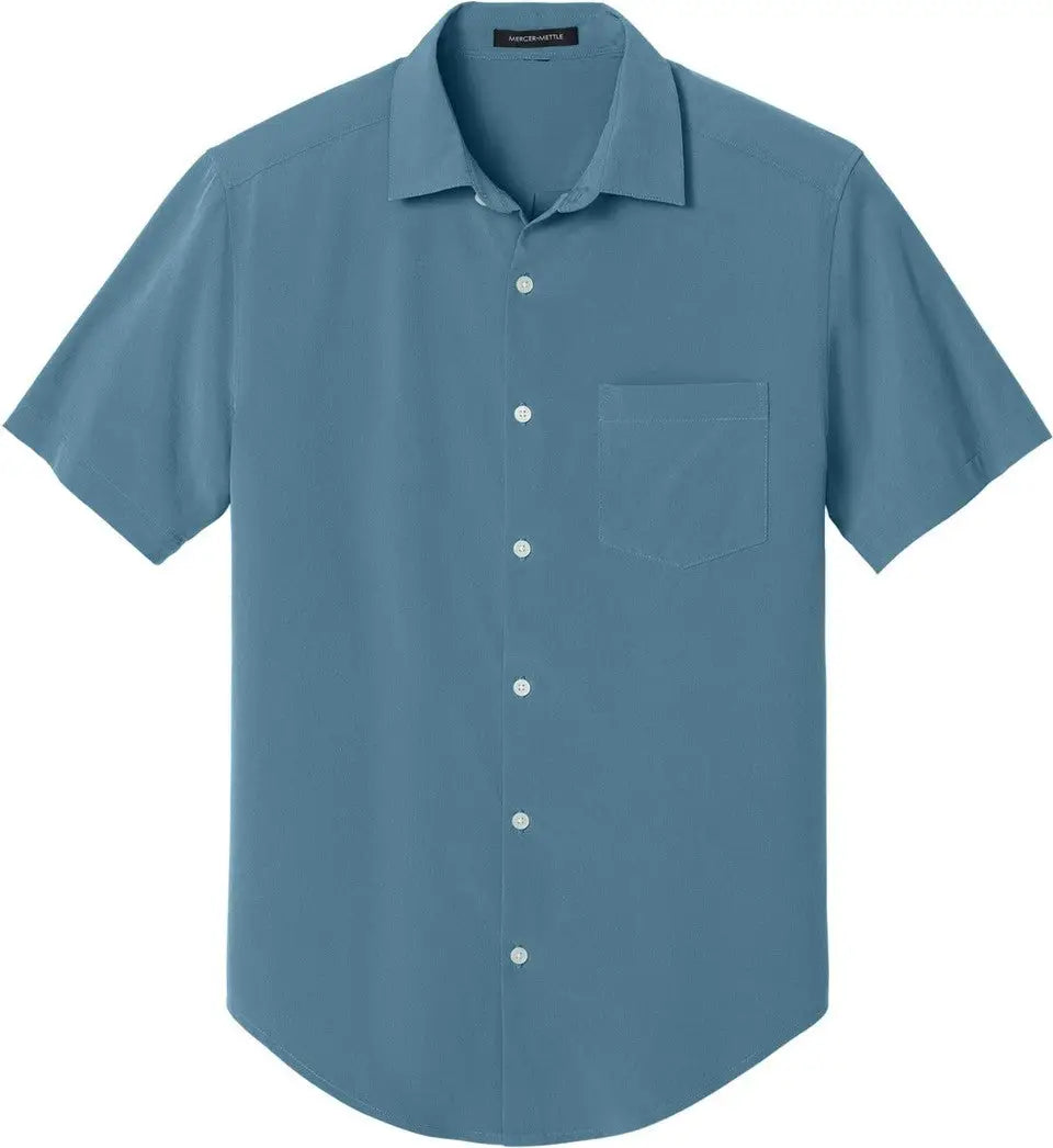 Mercer + mettle Mm2006 Short Sleeve Uv Capital Tech Shirt - Harbor Blue