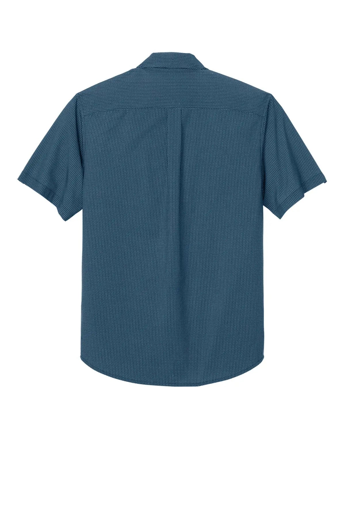 Mercer + mettle Mm2006 Short Sleeve Uv Capital Tech Shirt - Night Navy Dash Print
