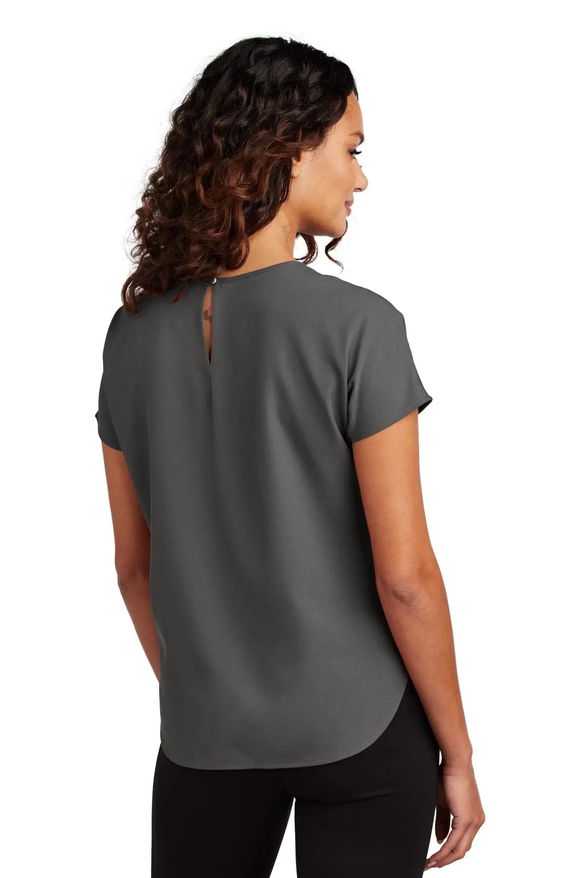 Mercer + mettle Mm2015 Women’s Stretch Crepe Crew - Anchor Gray