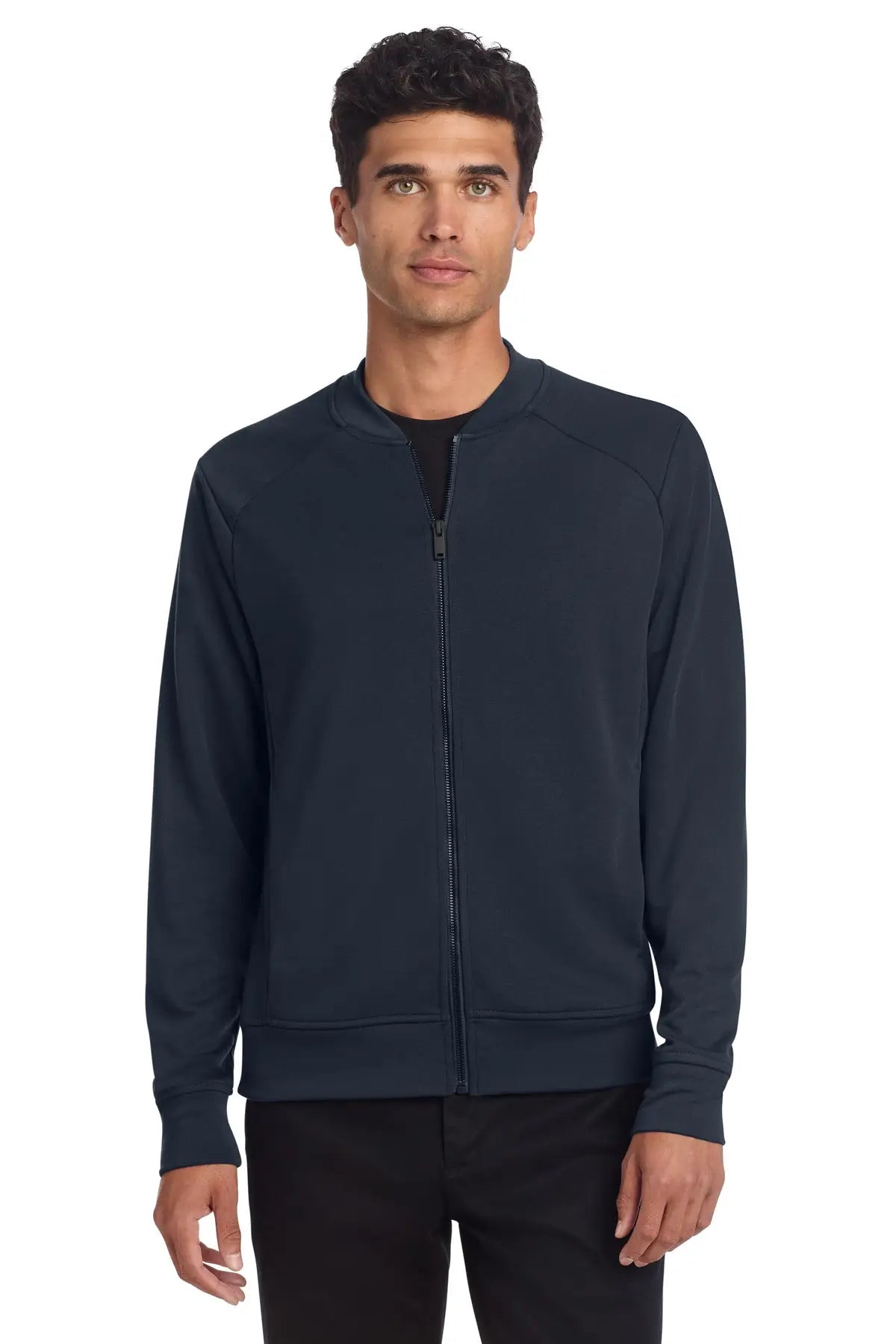 Mercer + mettle Mm3000 Double-knit Bomber - Night Navy