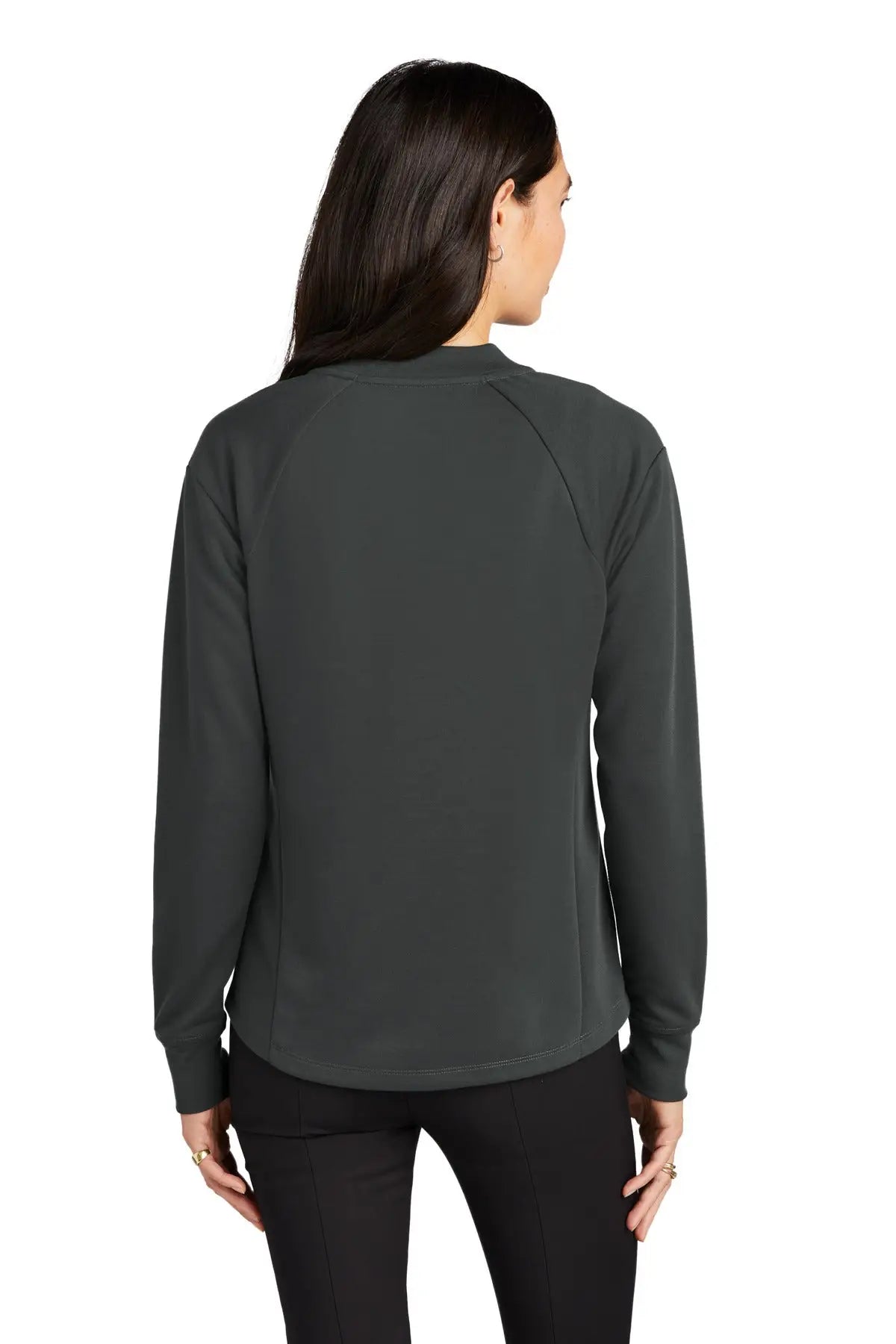 Mercer + mettle Mm3001 Women’s Double-knit Bomber - Anchor Gray