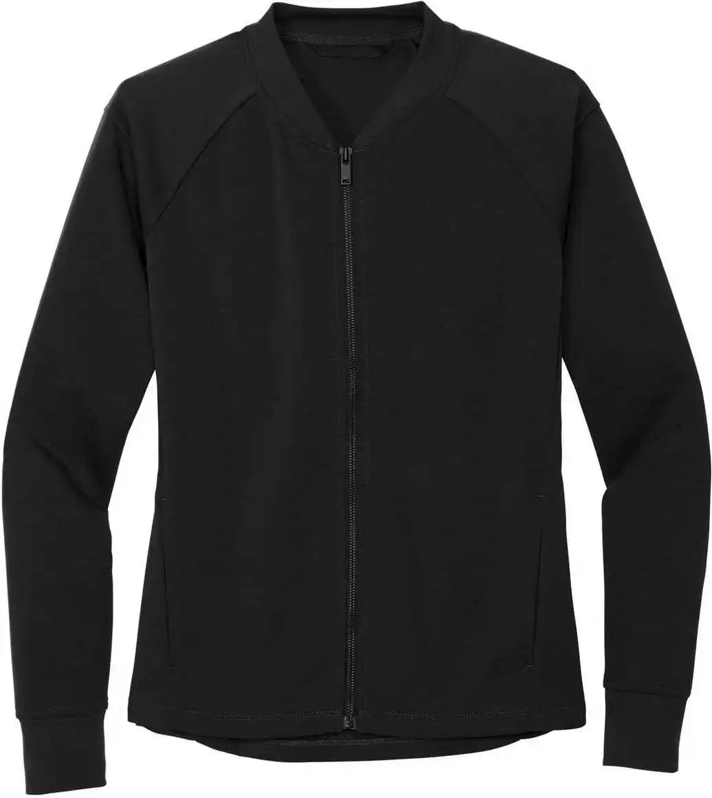 Mercer + mettle Mm3001 Women’s Double Knit Bomber Deep Black