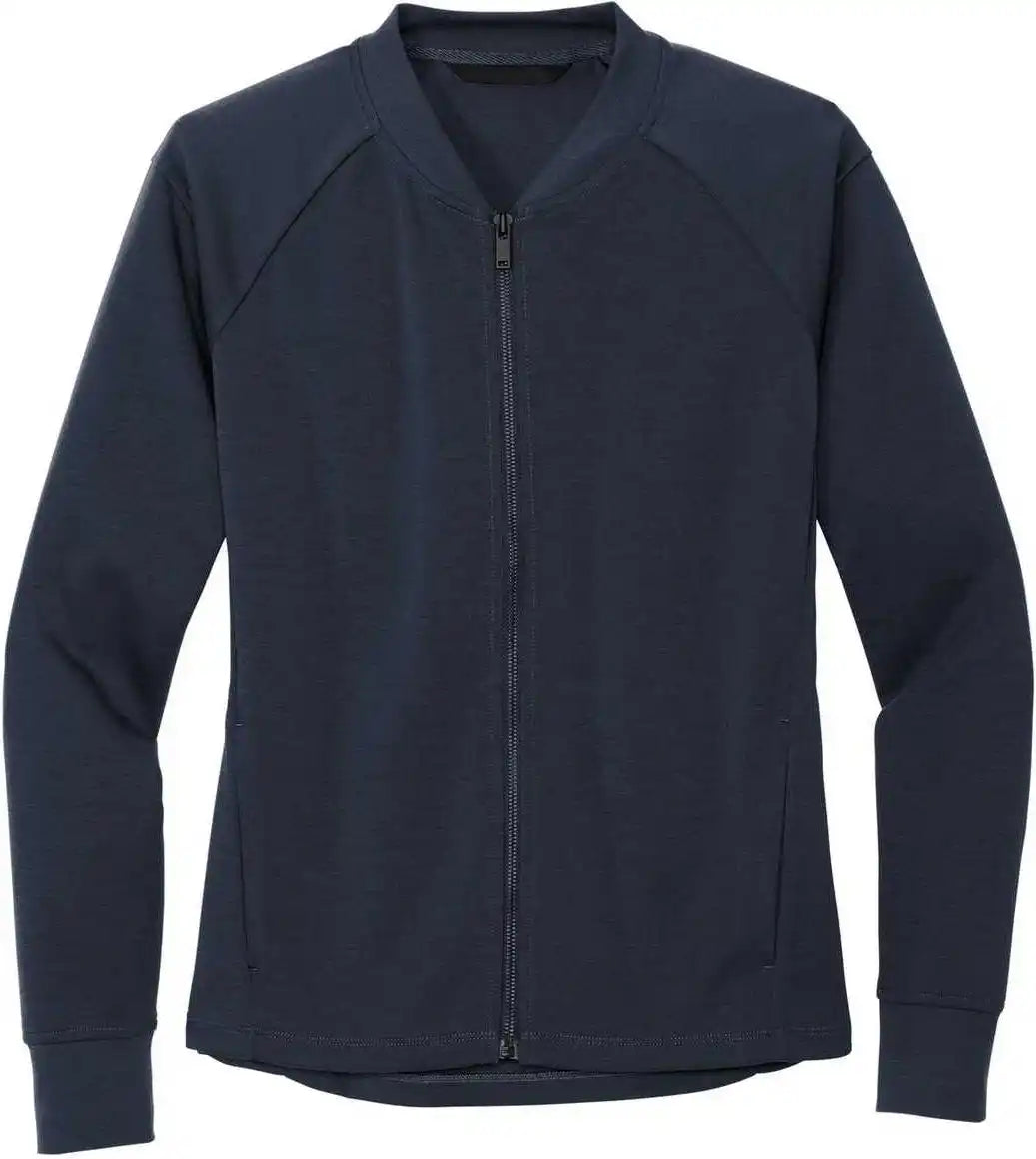 Mercer + mettle Mm3001 Women’s Double Knit Bomber Night Navy