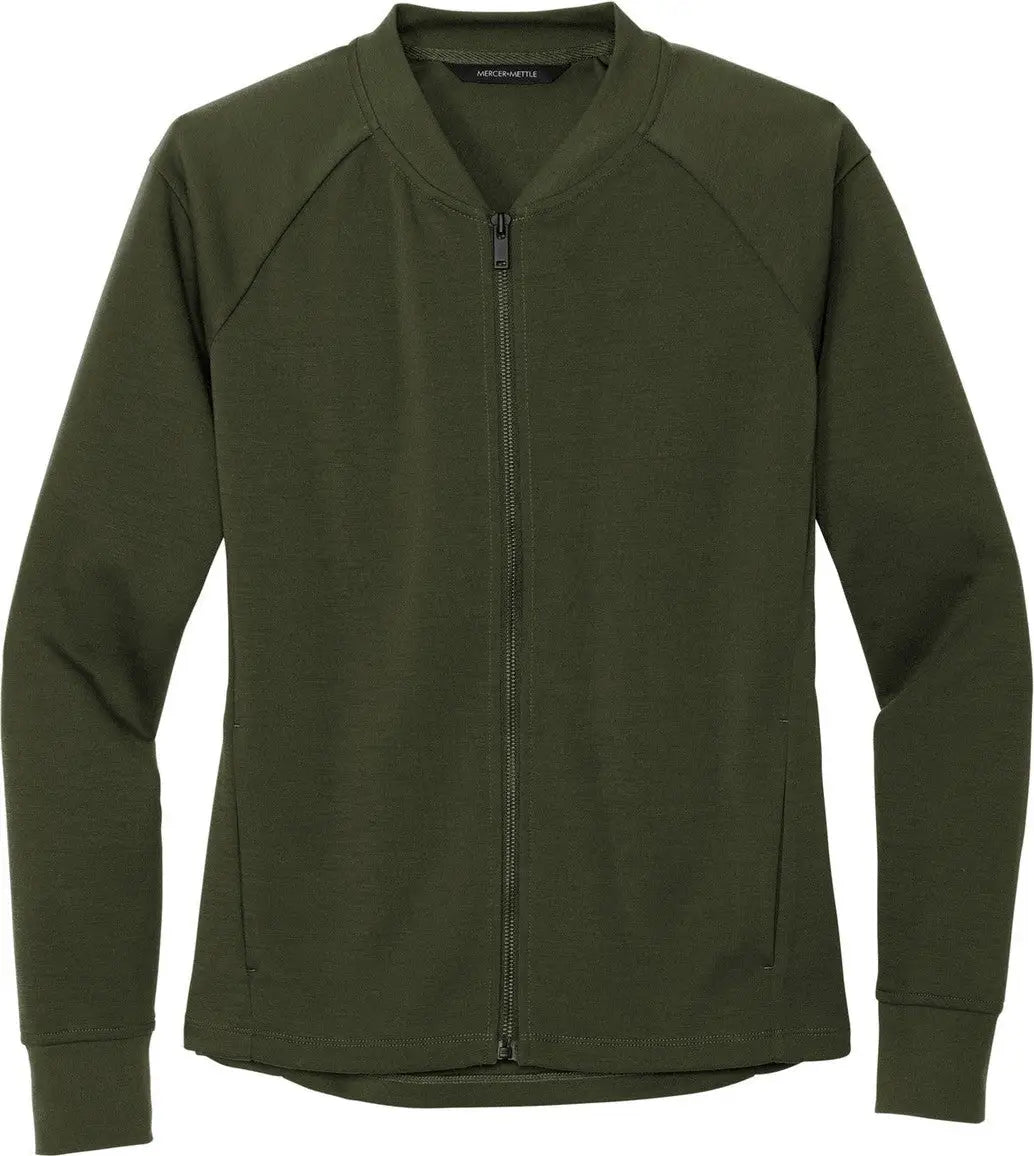 Mercer + mettle Mm3001 Women’s Double-knit Bomber - Townsend Green