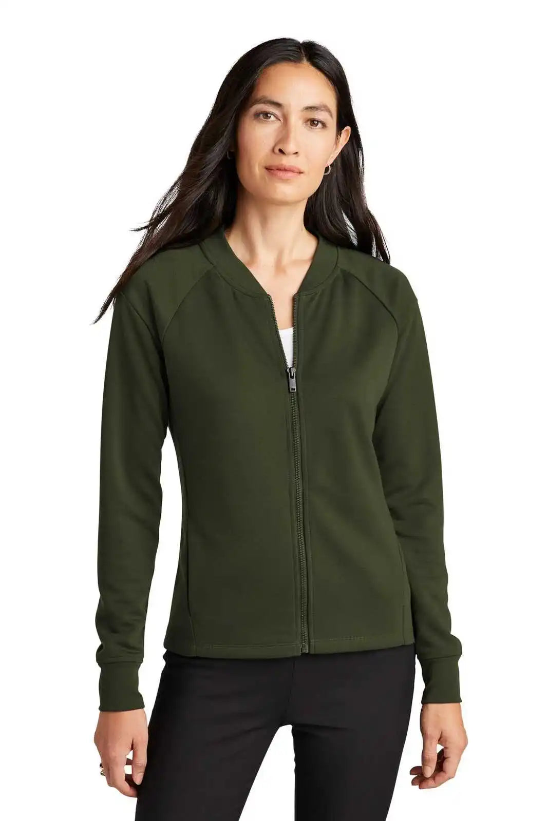 Mercer + mettle Mm3001 Women’s Double-knit Bomber - Townsend Green