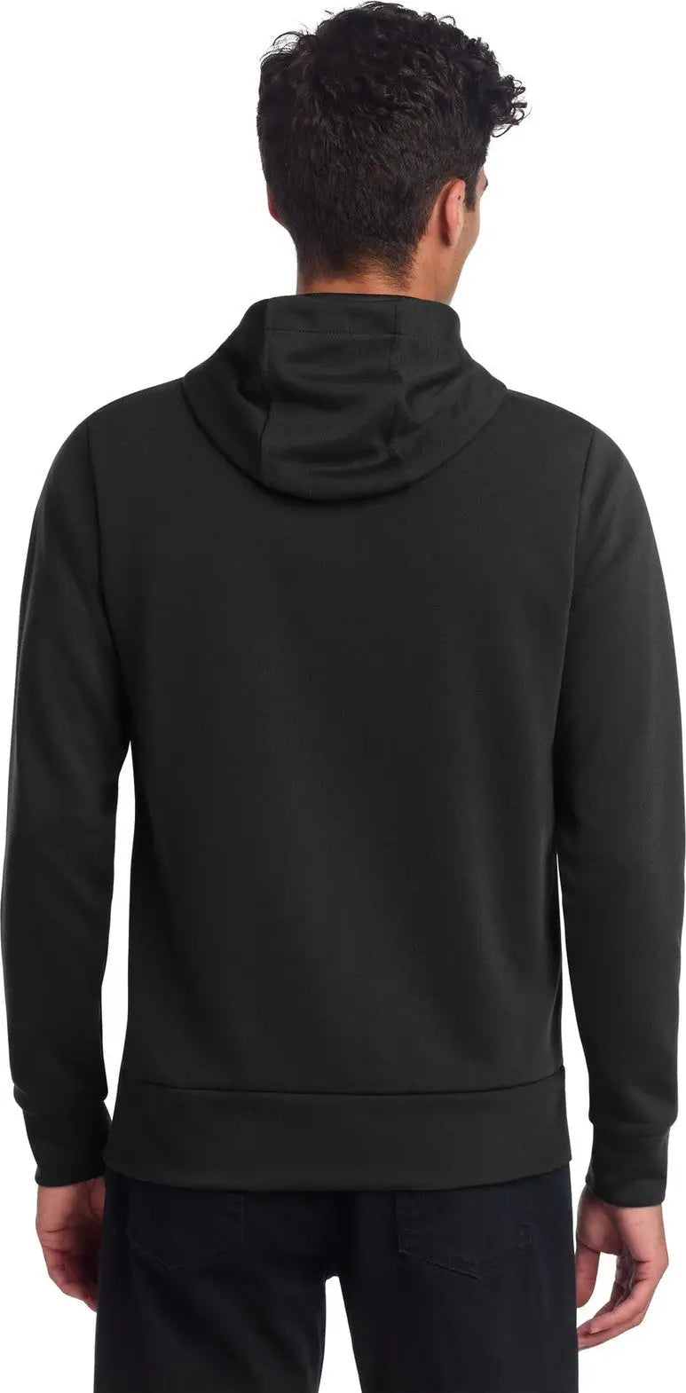 Mercer + mettle Mm3002 Double-knit Full-zip Hoodie - Deep Black