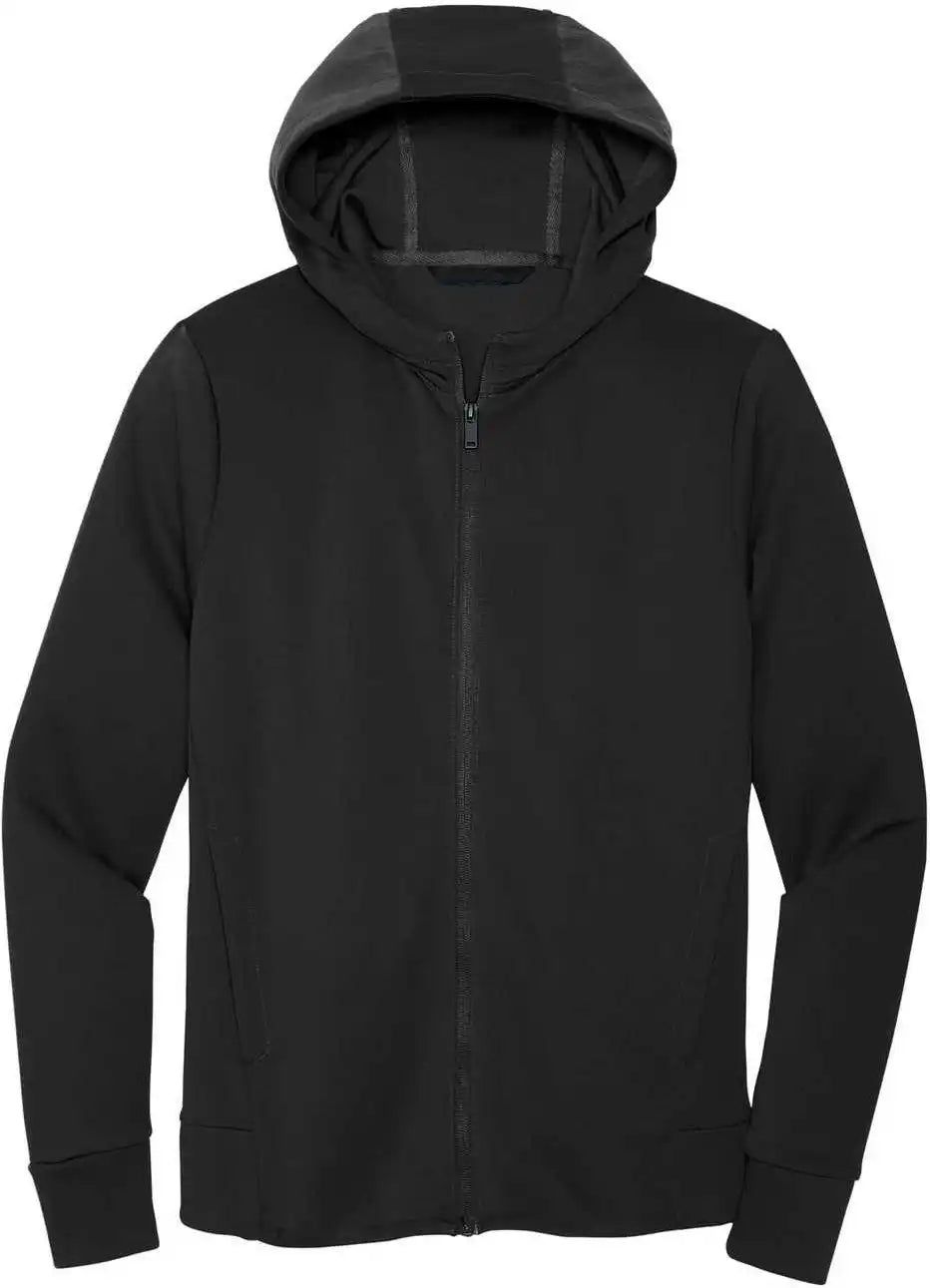 Mercer + mettle Mm3002 Double-knit Full-zip Hoodie - Deep Black