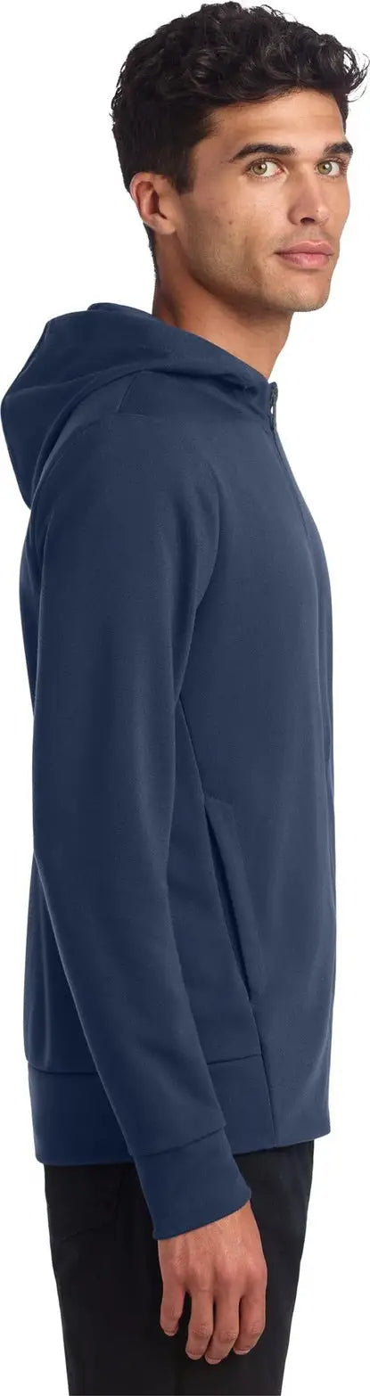 Mercer + mettle Mm3002 Double-knit Full-zip Hoodie - Insignia Blue