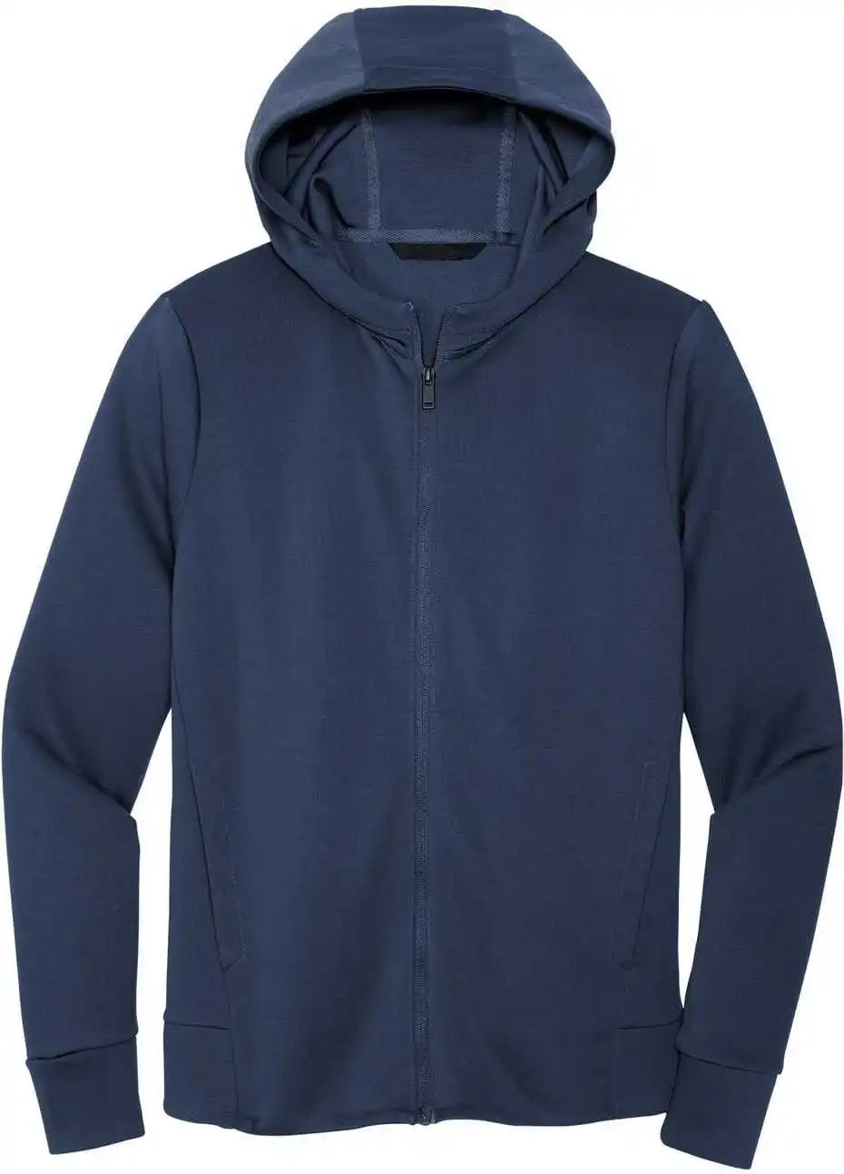 Mercer + mettle Mm3002 Double-knit Full-zip Hoodie - Insignia Blue