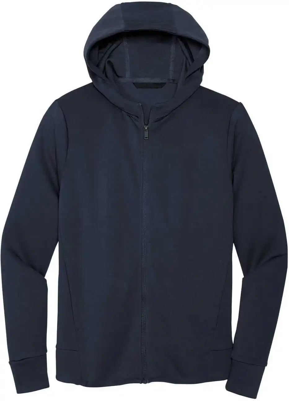 Mercer + mettle Mm3002 Double-knit Full-zip Hoodie - Night Navy