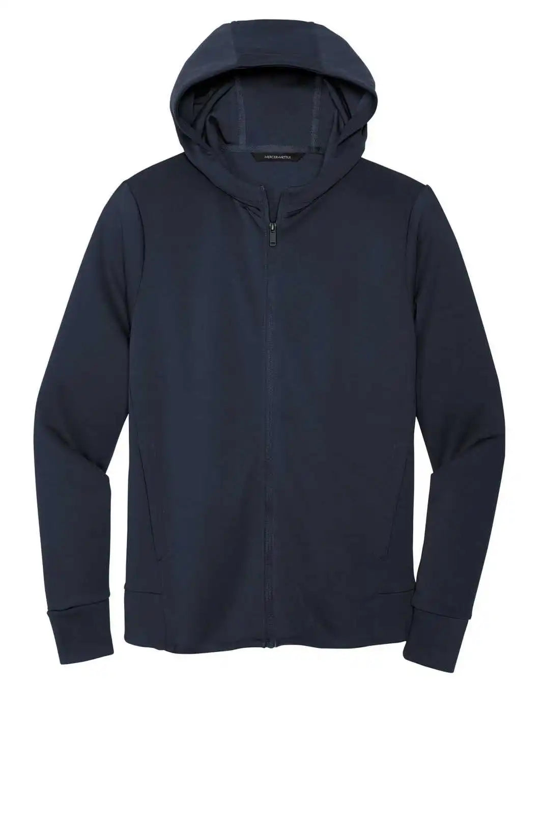 Mercer + mettle Mm3002 Double-knit Full-zip Hoodie - Night Navy