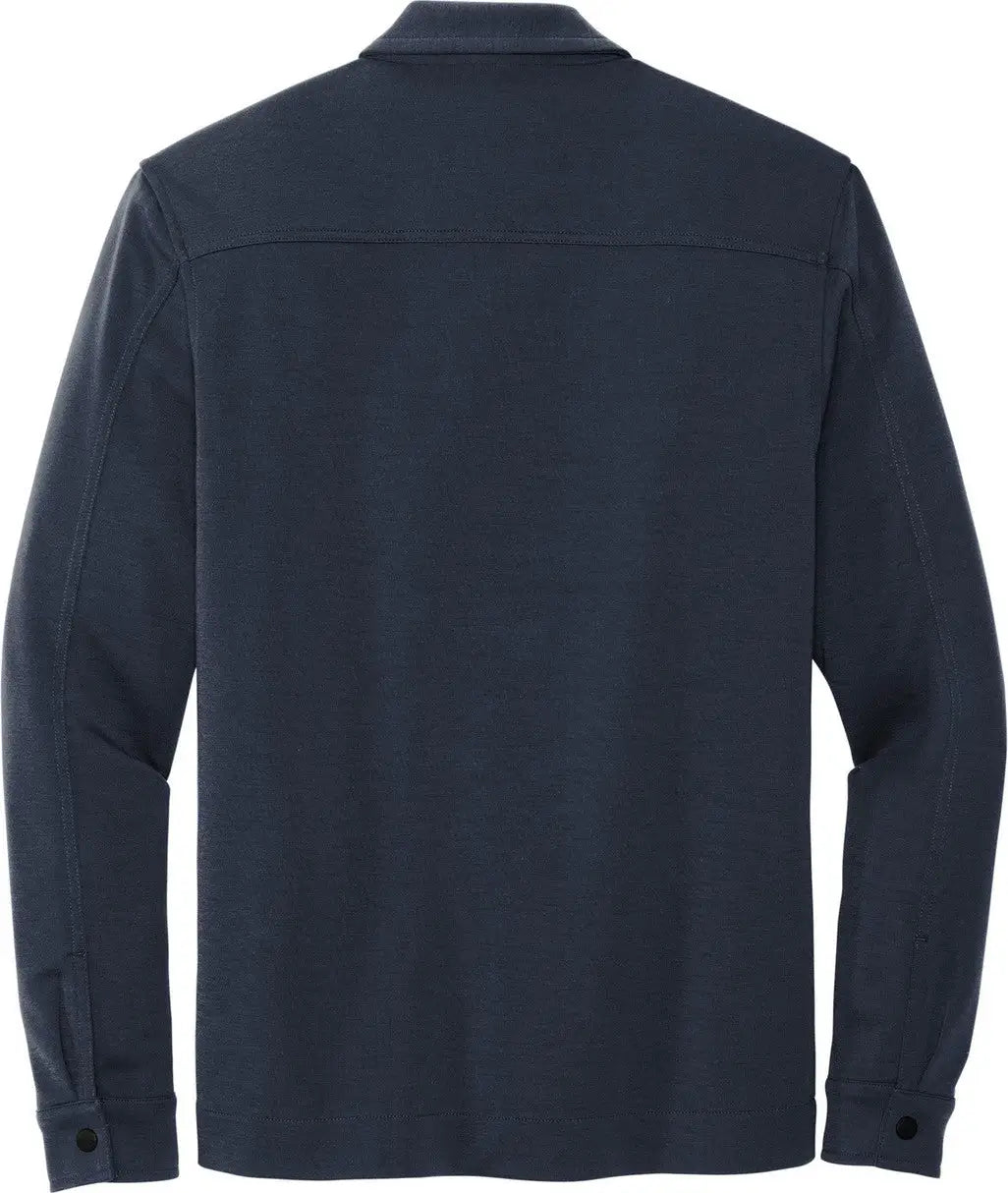 Mercer + mettle Mm3004 Double-knit Snap Front Jacket - Night Navy - Adult Xs