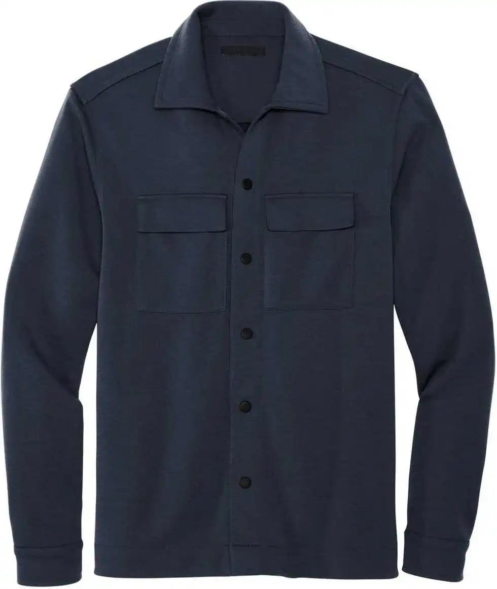 Mercer + mettle Mm3004 Double Knit Snap Front Jacket Night Navy