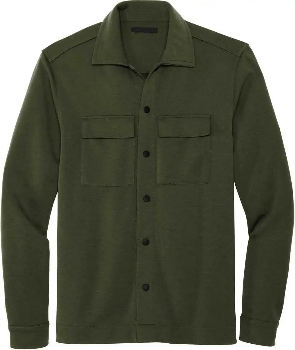 Mercer + mettle Mm3004 Double-knit Snap Front Jacket - Townsend Green