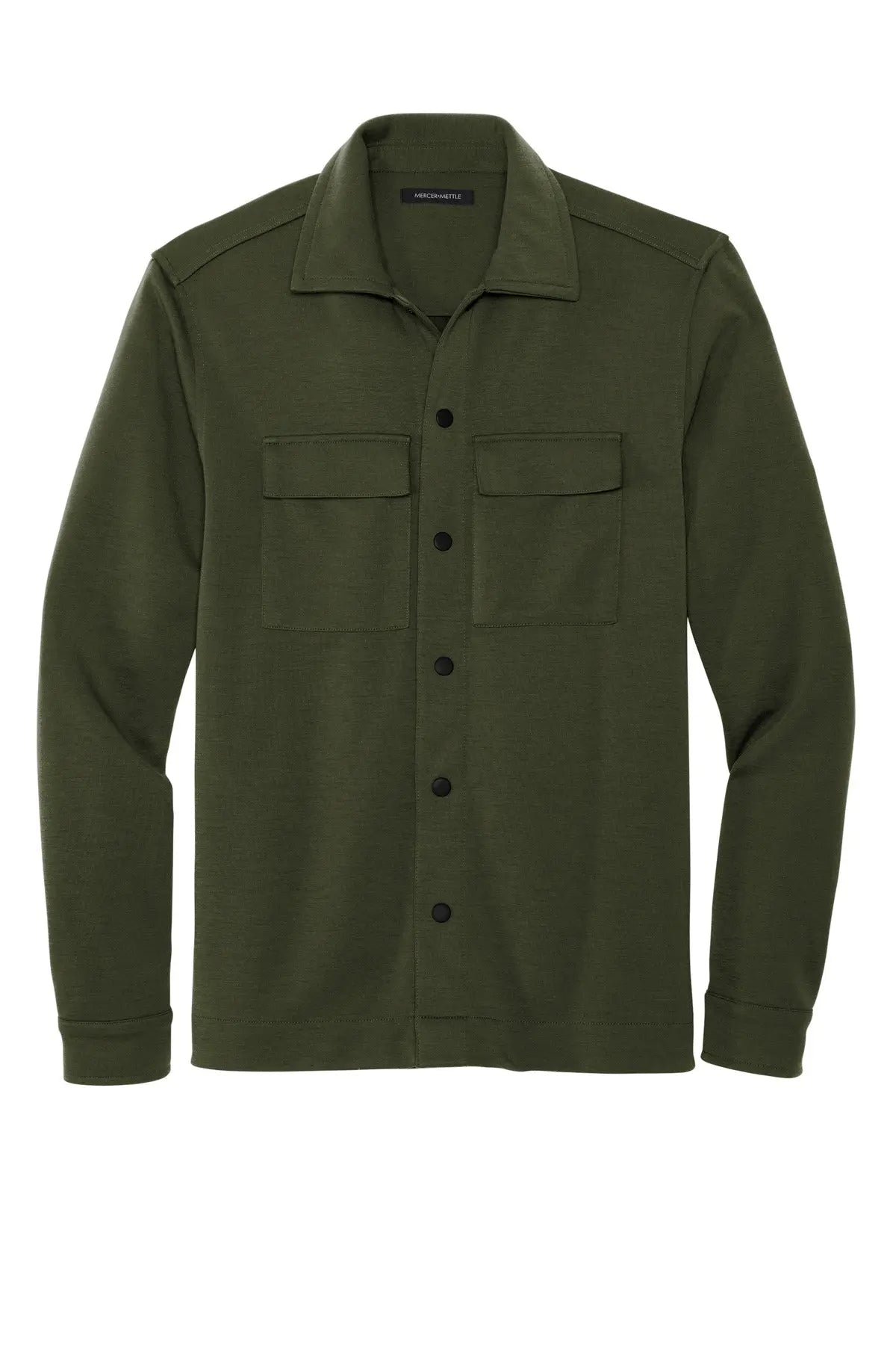 Mercer + mettle Mm3004 Double-knit Snap Front Jacket - Townsend Green