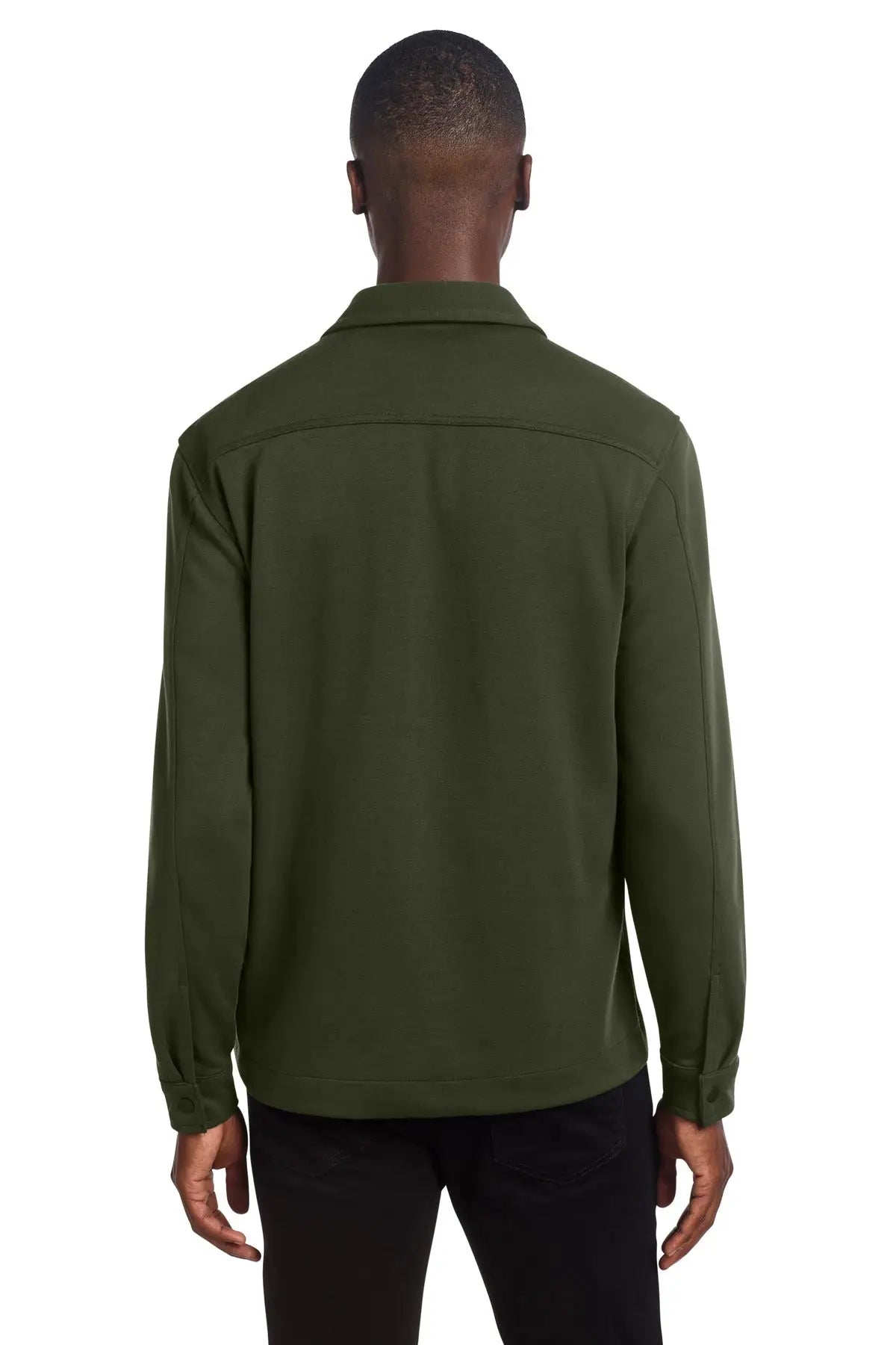 Mercer + mettle Mm3004 Double-knit Snap Front Jacket - Townsend Green