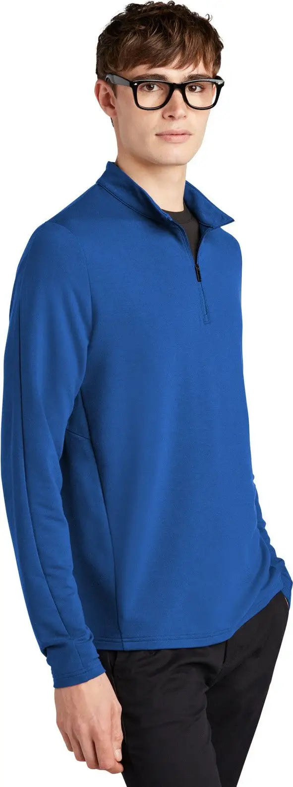 Mercer + mettle Mm3010 Stretch 1/4-zip Pullover - Blue Note