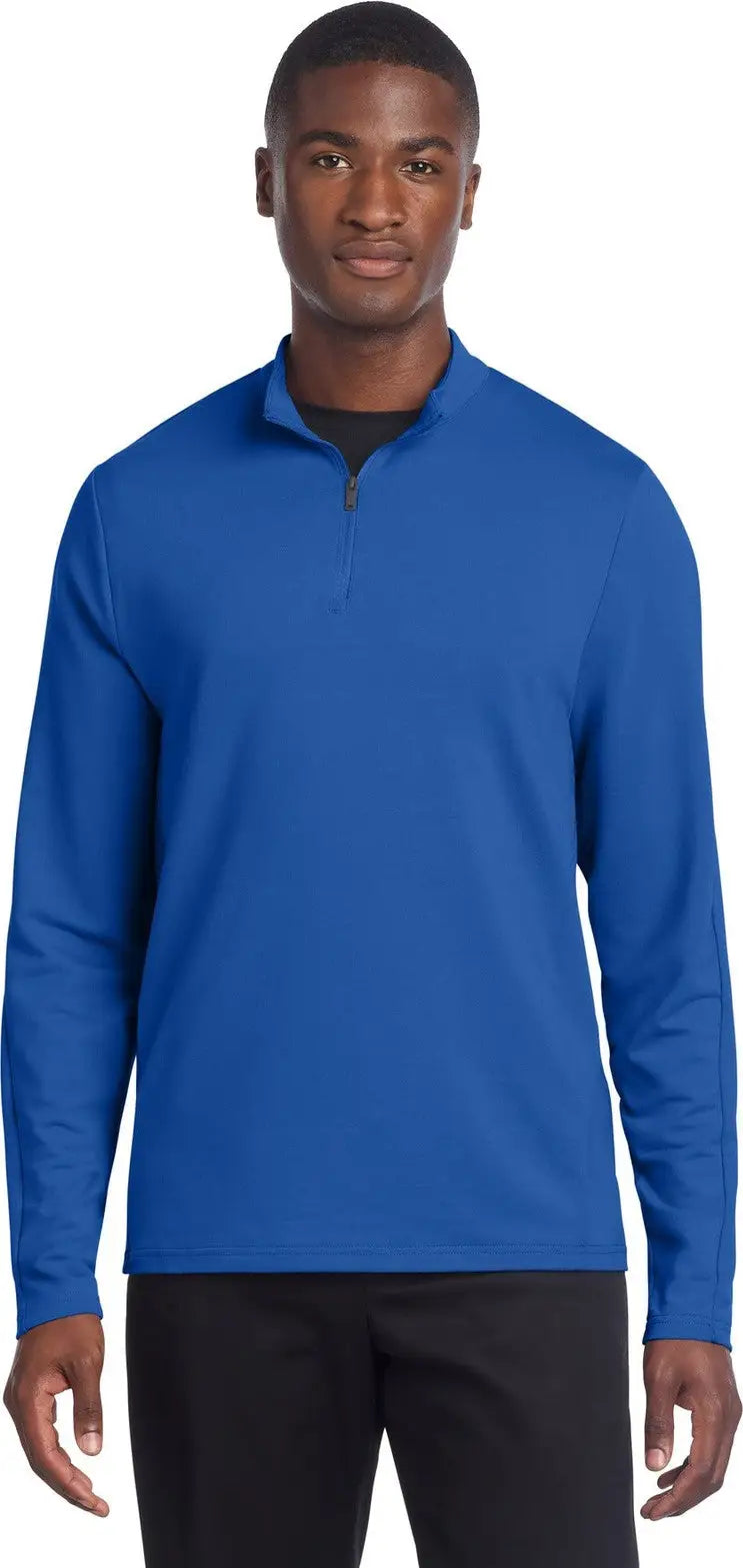Mercer + mettle Mm3010 Stretch 1/4-zip Pullover - Blue Note