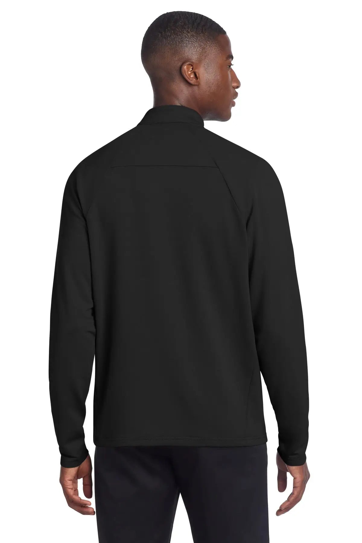Mercer + mettle Mm3010 Stretch 1/4-zip Pullover - Deep Black