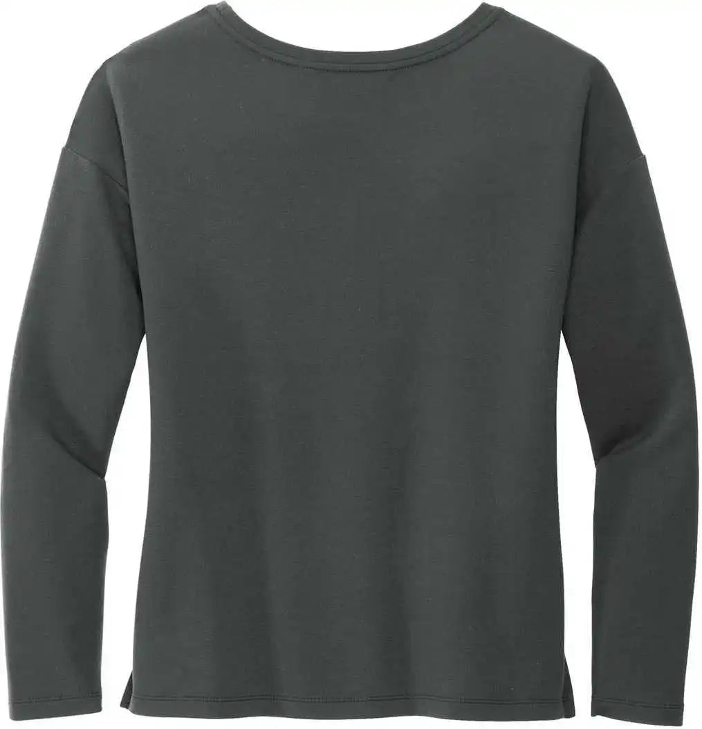 Mercer + mettle Mm3013 Women’s Stretch Drop Shoulder Pullover Anchor Grey