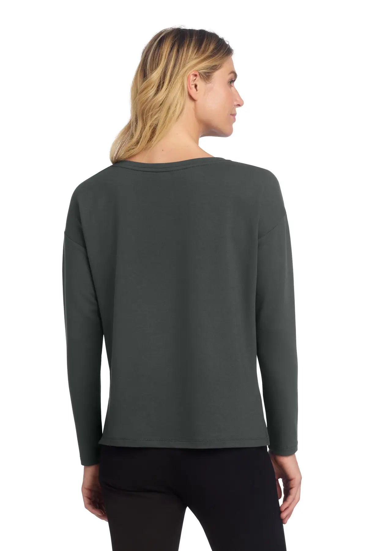 Mercer + mettle Mm3013 Women’s Stretch Drop Shoulder Pullover - Anchor Gray