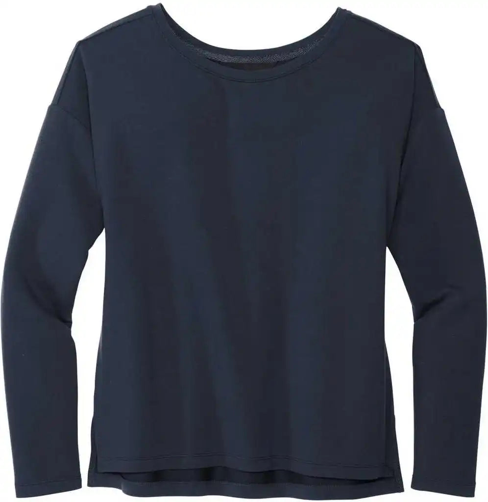 Mercer + mettle Mm3013 Women’s Stretch Drop Shoulder Pullover Night Navy