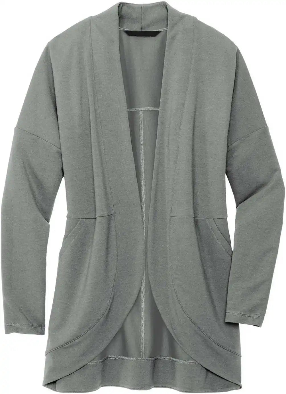 Mercer + mettle Mm3015 Women’s Stretch Open-front Cardigan - Gusty Grey