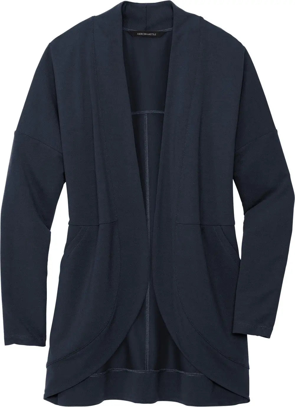 Mercer + mettle Mm3015 Women’s Stretch Open-front Cardigan - Night Navy