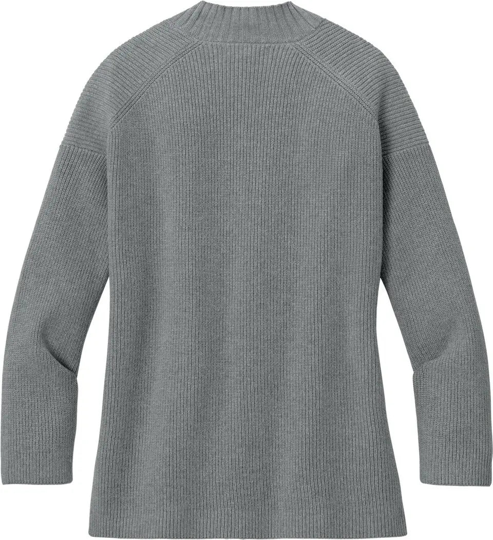 Mercer + mettle Mm3021 Women’s Open Cardi - Gusty Gray Heather - Ladies Xs