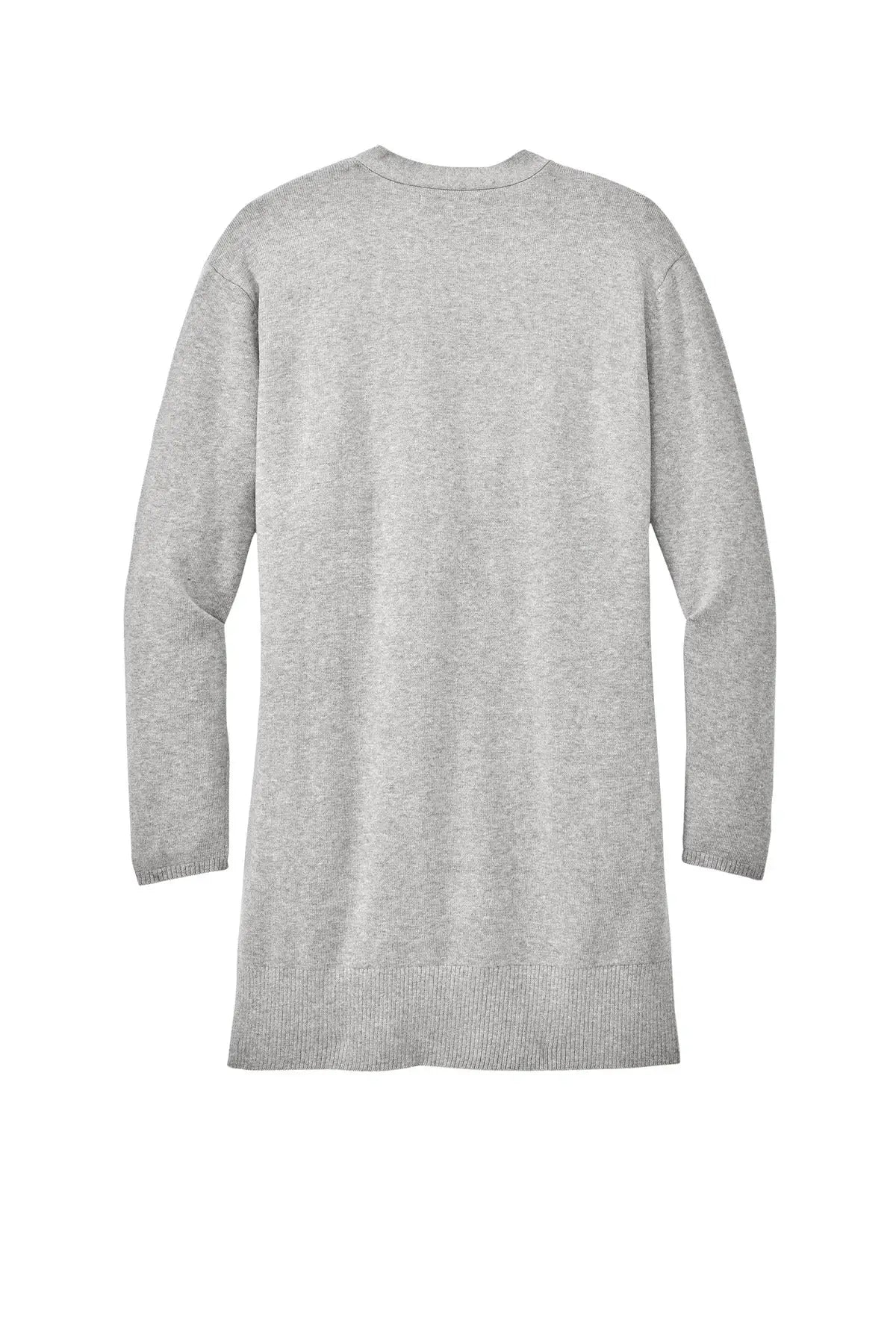 Mercer + mettle Mm3023 Women’s Open-front Cardigan Sweater - Gusty Gray Heather