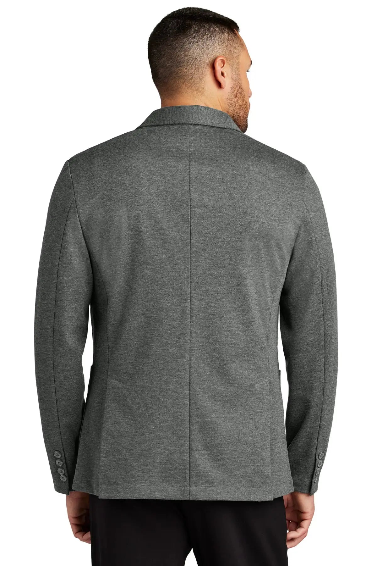 Mercer + mettle Mm3030 Relaxed Knit Blazer - Storm Gray Heather